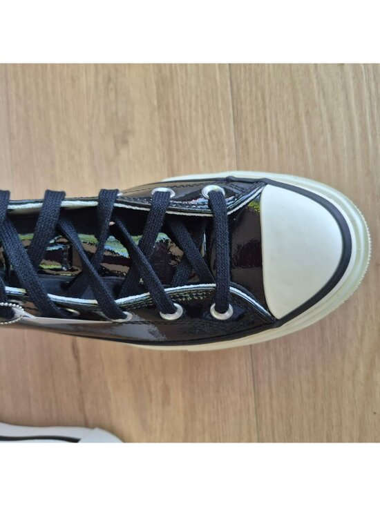 Converse Lift Double Stack Platform 7.5 Mens shoes sneaker Leather Black A12977C main image 8